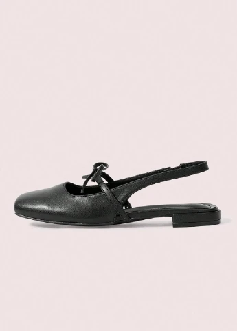SHEIN Туфли слингбеки черный з искусственная кожа, китай — лето (323965845)