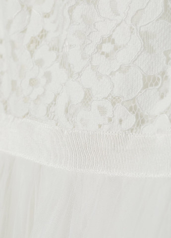 Белое кэжуал свадебное платье H&M