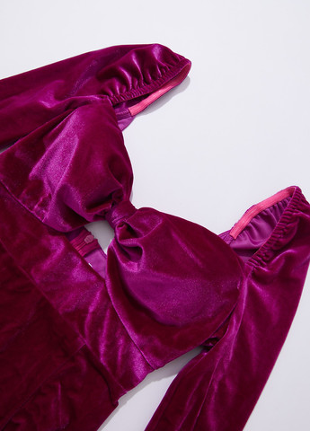 Фіолетова вечірня сукня силуетна, з відкритою спиною SHEIN однотонна