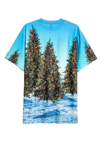 Голубая футболка H&M