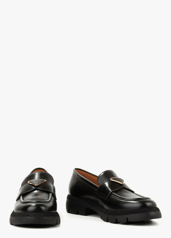 Le'BERDES Туфли лоферы черный з натуральная кожа, украина — демисезон (322646288)