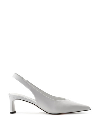 Le'BERDES Туфли слингбеки белый з натуральная кожа, украина — лето (322088108)