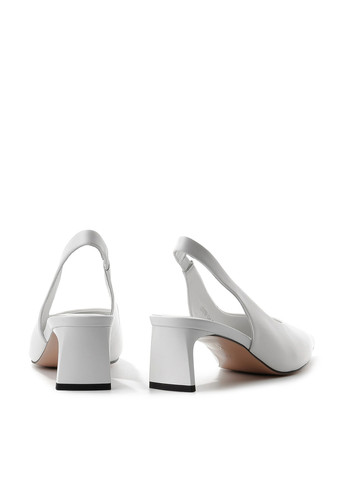 Le'BERDES Туфли слингбеки белый з натуральная кожа, украина — лето (322088108)