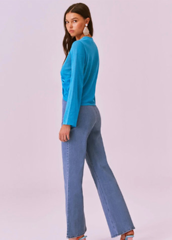 Блакитний літній блакитний жіночий светр з широкими рукавами пуловер Finders Keepers
