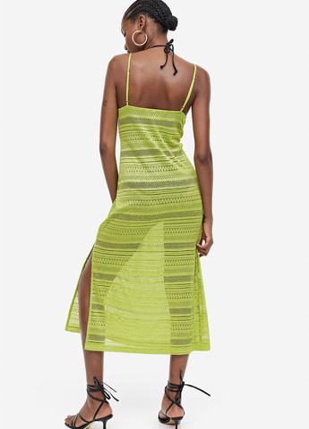 Салатова вечірня сукня сукня-комбінація H&M однотонна