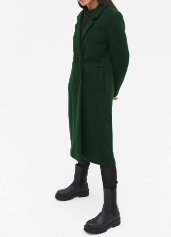 Темно-зеленое зимнее Пальто H&M