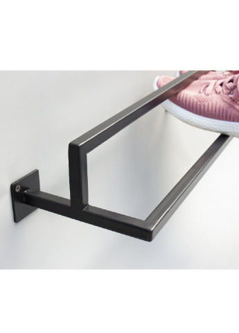 Настінна полиця підставка органайзер стелаж для взуття з металу 50х16х9 см (65112-Нов) Francesco Marconi (251226733)