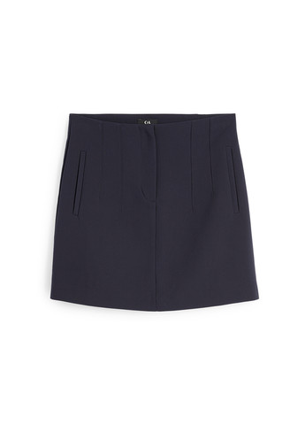 Темно-синяя кэжуал однотонная юбка C&A