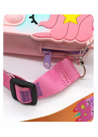 Іграшка сумка гаманець крос-боді антистрес Pop It Simple Dimple силіконова 14х4х8.5 см (473575-Prob) Unbranded (255302469)