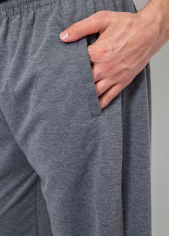 Серые кэжуал демисезонные прямые брюки Ager