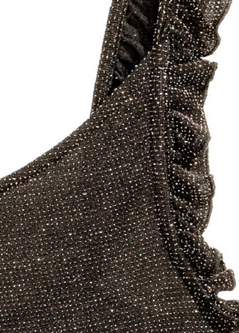 Черное коктейльное платье силуэтная H&M с узором «перец с солью»