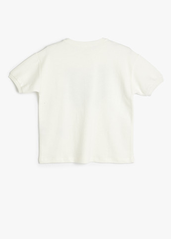 Біла літня футболка KOTON