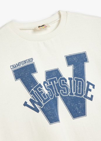 Біла літня футболка KOTON