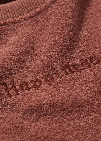 Свитшот C&A - Прямой крой надпись розово-коричневый кэжуал полиэстер - (259054688)