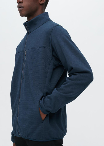 Темно-синя демісезонна куртка Uniqlo