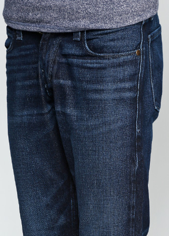 Темно-синие демисезонные клеш джинсы American Denimatrix