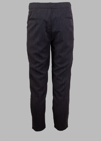 Темно-серые кэжуал демисезонные брюки Solid