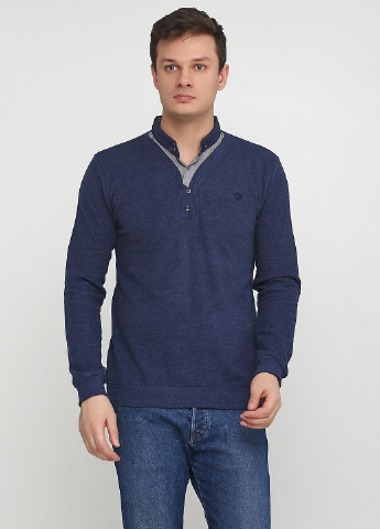 Темно-синій демісезонний пуловер пуловер Vicente