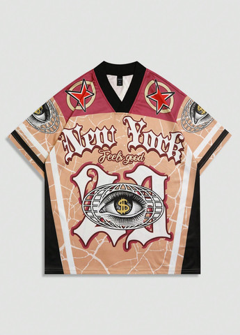 Комбинированный летний костюм (футболка, шорты) с шортами SHEIN