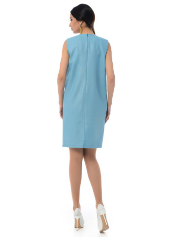 Голубое коктейльное платье Iren Klairie однотонное