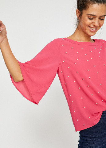 Розовая демисезонная блуза KOTON