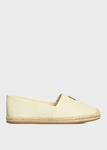 Бежевые эспадрильи Tommy Hilfiger однотонный джут, логотип (347246615)