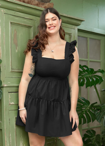 Чорна кежуал сукня бебі долл SHEIN однотонна