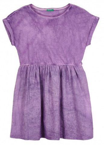 Фиолетовое платье United Colors of Benetton (253148206)