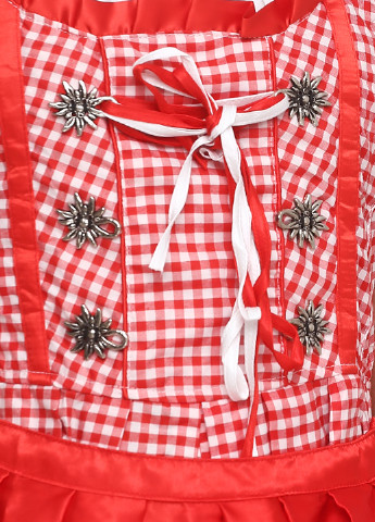 Комплект (платье, блуза, фартук) Gaudi красный карнавальный