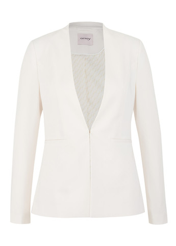 Молочный женский жакет Orsay однотонный - всесезон