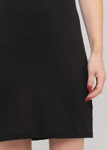 Черное кэжуал платье платье-майка Sally & Circle однотонное