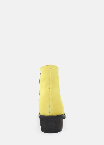Осенние ботинки rc0040b-irma-6 жёлтый Crisma из натуральной замши