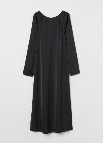 Чорна кежуал сукня а-силует H&M однотонна