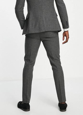 Серые кэжуал, классические демисезонные классические брюки Asos