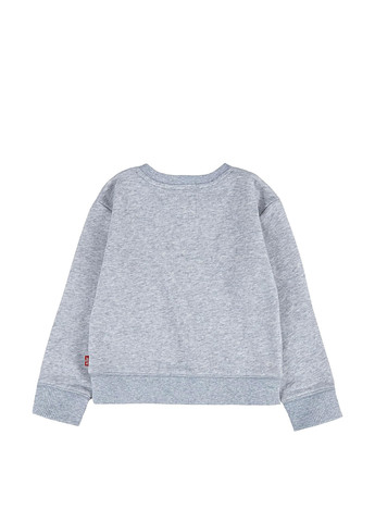 Levi's світшот логотип сірий кежуал бавовна, тринитка