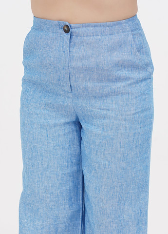 Голубые кэжуал летние прямые брюки Boden
