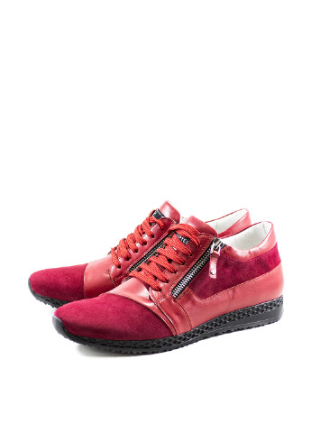Красные осенние женские кроссовки Стептер