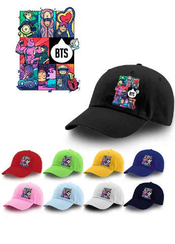 Кепка БТС (BTS) (9273-1078) MobiPrint (216961493)