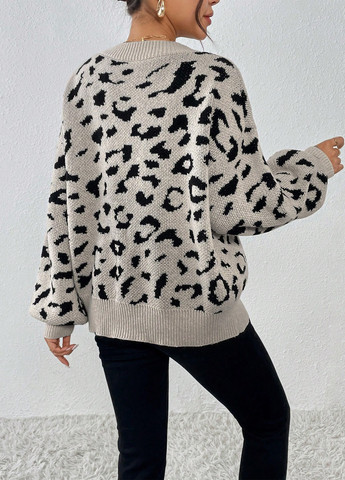 Серый демисезонный пуловер пуловер SHEIN