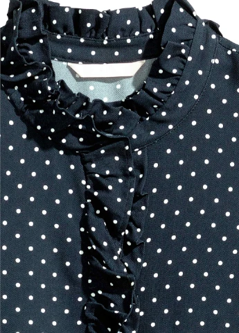 Темно-синя блуза H&M