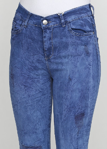 Синие демисезонные скинни джинсы CUTLER