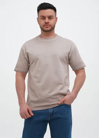 Бежевая футболка Trend Collection