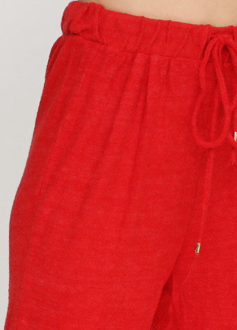 Красные спортивные демисезонные прямые брюки H&M