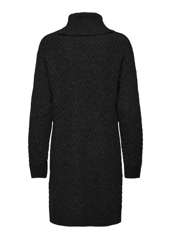 Чорна кежуал сукня сукня светр Only однотонна