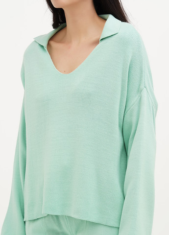 Мятный демисезонный пуловер пуловер Vicolo