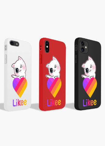 Чехол силиконовый Apple Iphone Xs Лайк Котик (Likee Cat) (8938-1595) MobiPrint (219485618)