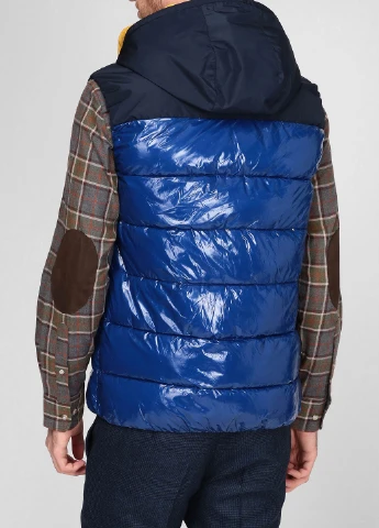 Синий стеганный жилет Man Vest Fix Hood 30K2807 CMP (256501869)