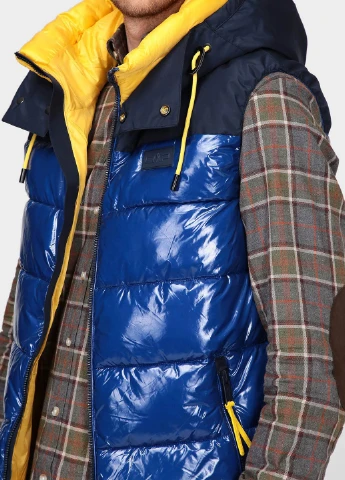 Синий стеганный жилет Man Vest Fix Hood 30K2807 CMP (256501869)
