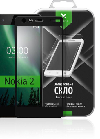 Стекло защитное для Nokia 2 Black (VTPGS-N2B) Vinga (203978003)