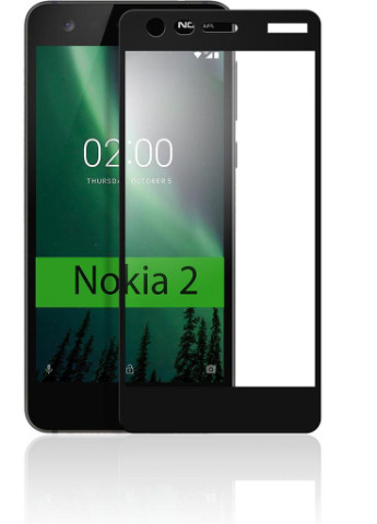 Стекло защитное для Nokia 2 Black (VTPGS-N2B) Vinga (203978003)